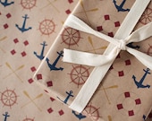 3 Sheets Anchors Away - Wrapping Paper