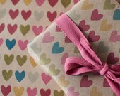 3 Sheets Full of Hearts - Wrapping Paper