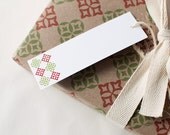A Night in Monaco - Green & Red - set of 5 swing tags