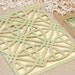 Durance Wedding Invitation design deposit - unique, cutout, trellis design with customizable colors