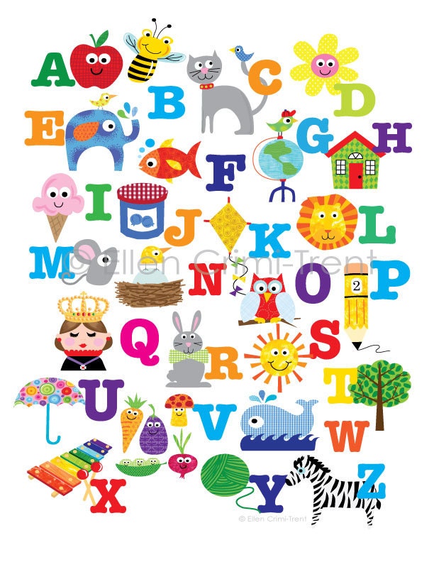 Kids Wall Art-alphabet