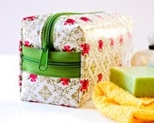 Makeup Bag Toiletry Kit Cosmetic Case Oilcloth Medium