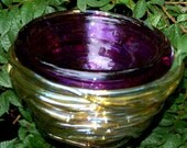 Glass Nest (purple and silver)
