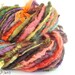 Wensleydale and Romney Art Yarn, handspun yarn, single ply, corespun - 66 yards approx - 3 oz - ELECTRA