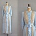 1940s robe / 40s dressing gown / Issa Boudoir robe