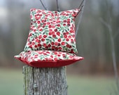 Cranberry Balsam Sachets in Red Linen SET of 2 - Eco Friendly Aromatic Home Decor - Thanksgiving Hostess Favours (Ready to Ship)