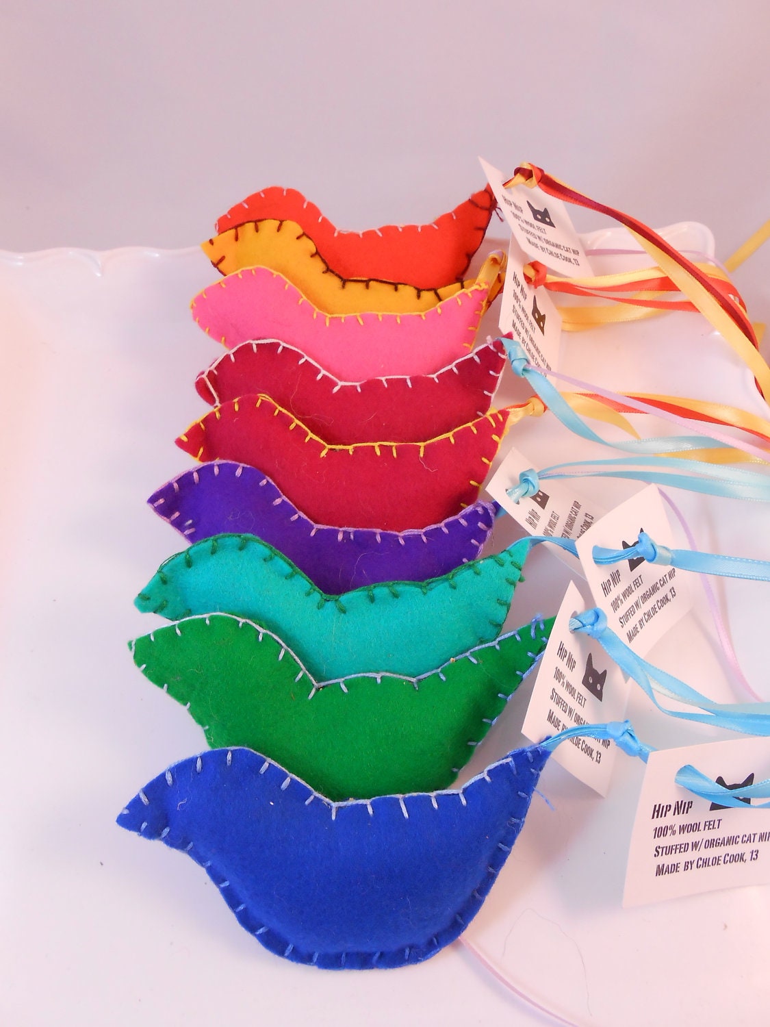 Wool Felt and Organic Catnip Cat Toy