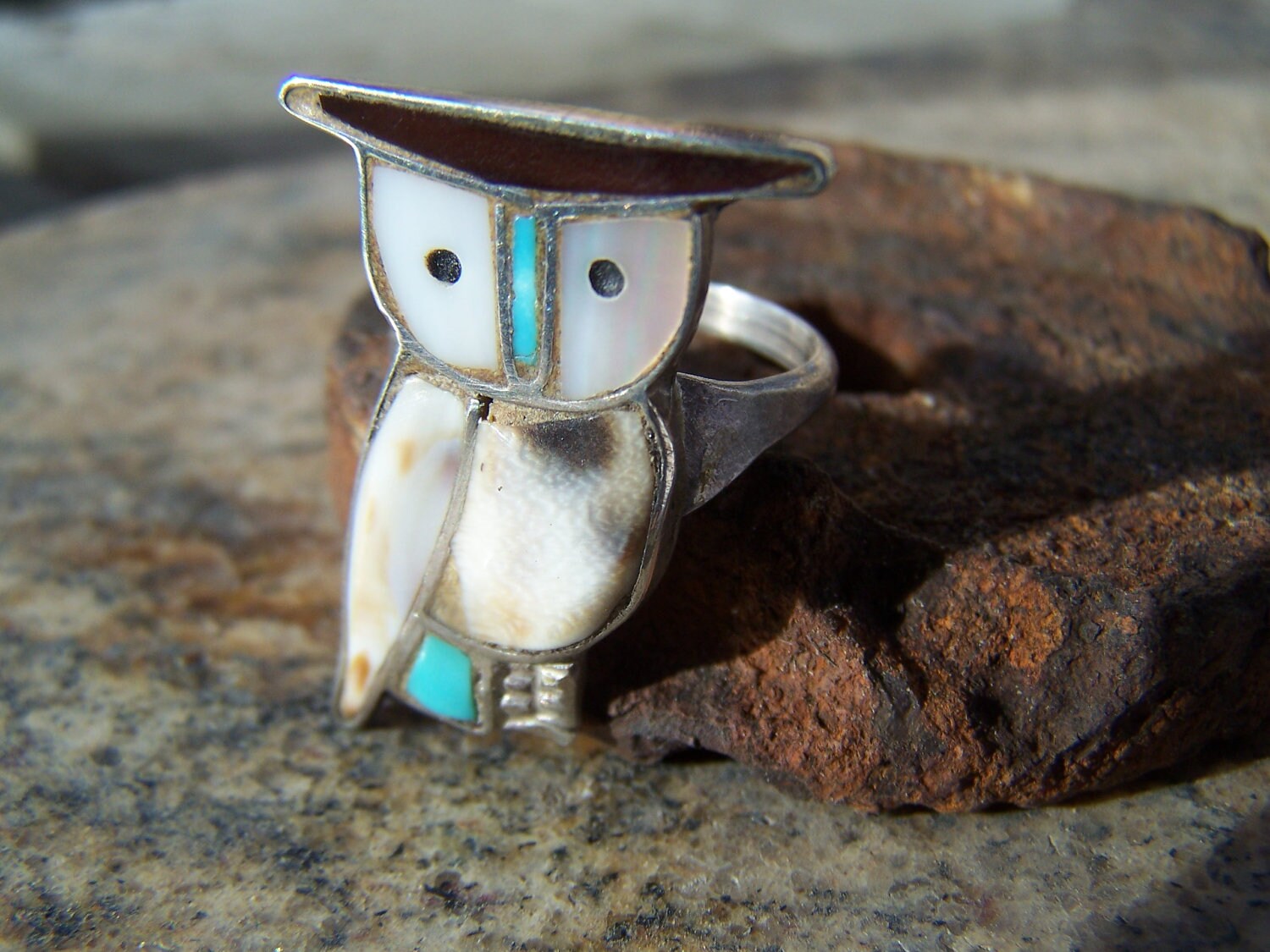 zuni owl jewelry