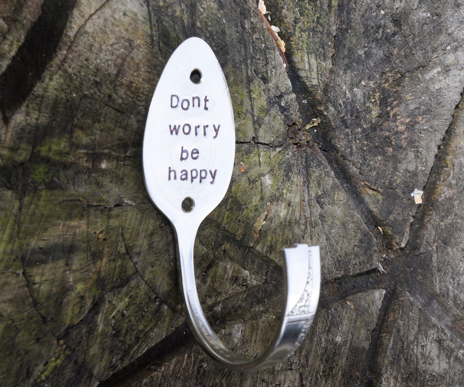 Don't Worry Be Happy Spoon Hook