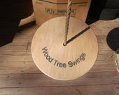 Wood Disc Swing 15 inch Diameter with 10 Feet of Rope