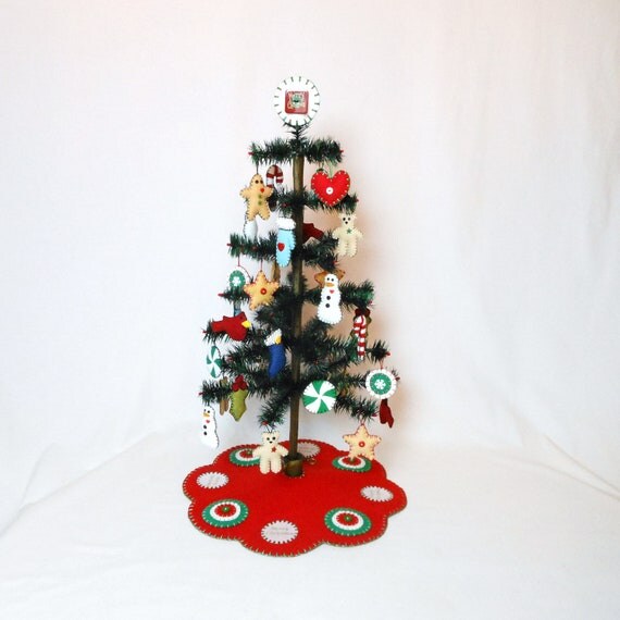 Table Top Feather Christmas Tree 