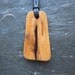 Natural Wood Pendant - Hawthorn/Uath - Unique "Secret Sigil" Design.