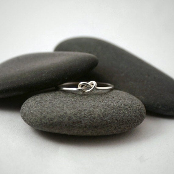 Classic Sterling Endless Love Knot Ring