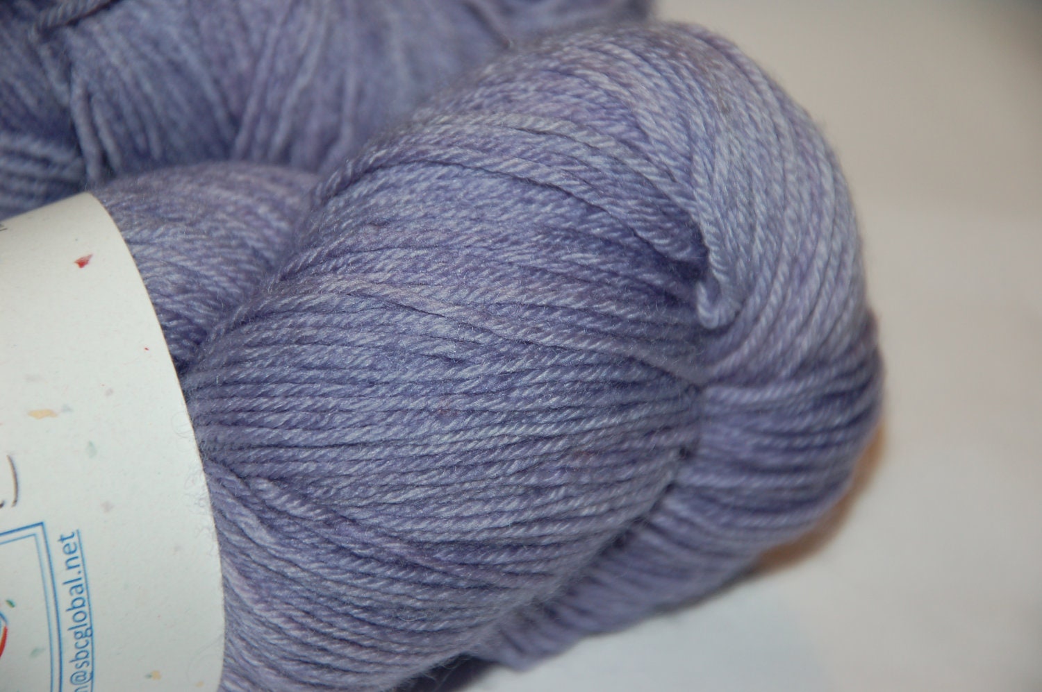 Studio June Yarn Super Cash Sock - Cashmere, Superwash Merino, Nylon - Color: French Lilac (dark)