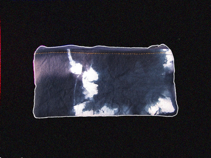 Dyed and Bleached - Canvas Pouch