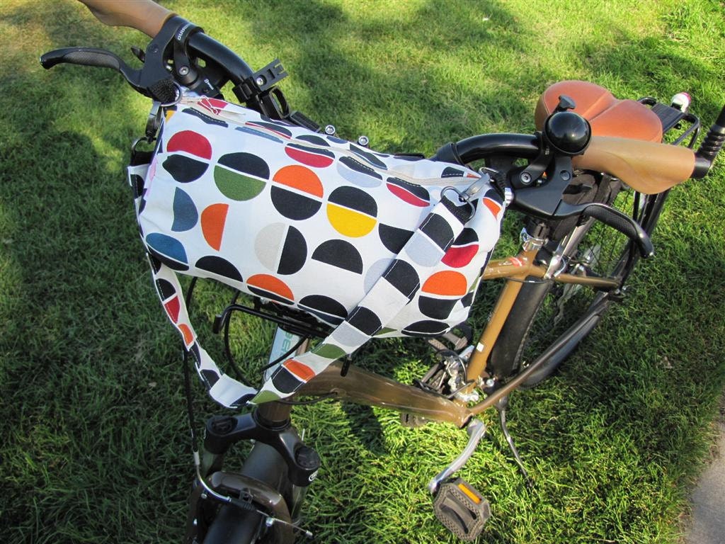 Bicycle Handlebar Bag with Removable Strap