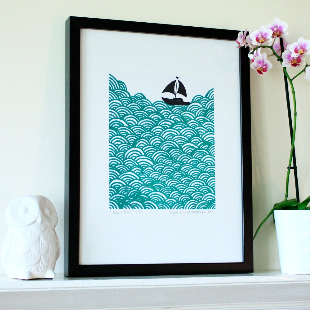 Bigger boat limited edition print