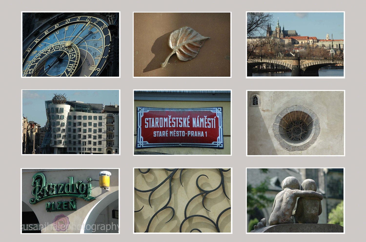 Set of Nine - Prague Photos - 4 x 6 photographs SPECIAL PRICE for SET