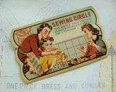 Sewing Circle Gold Eye Needles Antique Needle Book N0 119