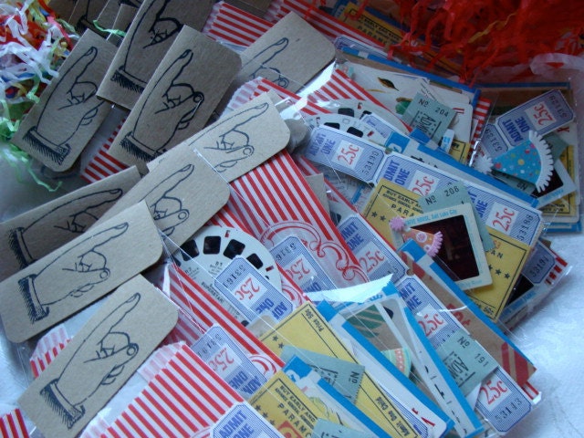 26 Pc Circus/Carnival/Party pack for Altered Art Lot