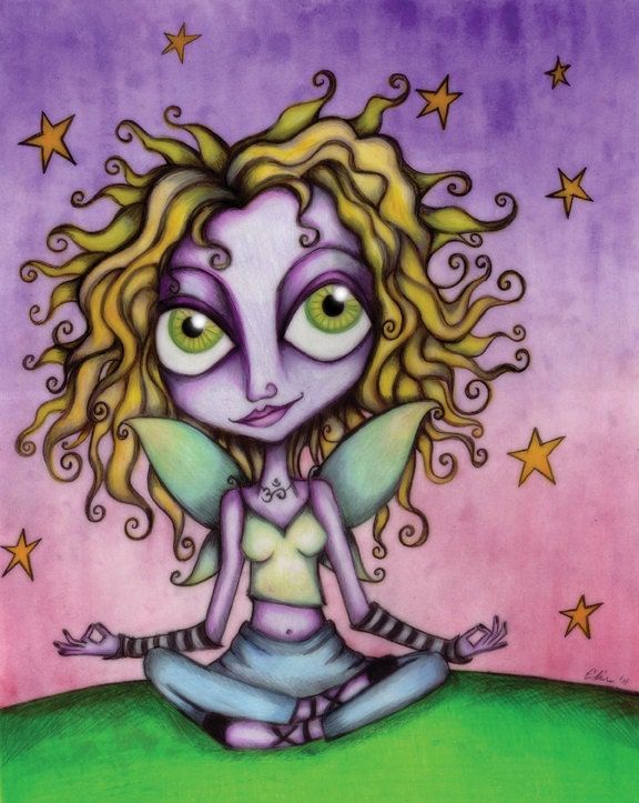 The Yoga Faerie - 8x10 Signed Print