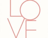 Modern Love Print - Pink