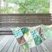 Crib Size Quilt, Rag, Magnolia Lane, ALL NATURAL, fresh modern handmade children, READY to ship