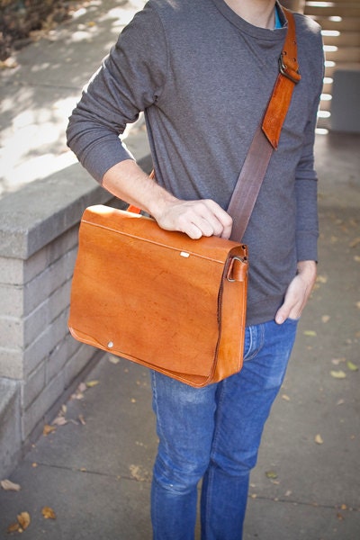 the maverick- a fullgive leather briefcase