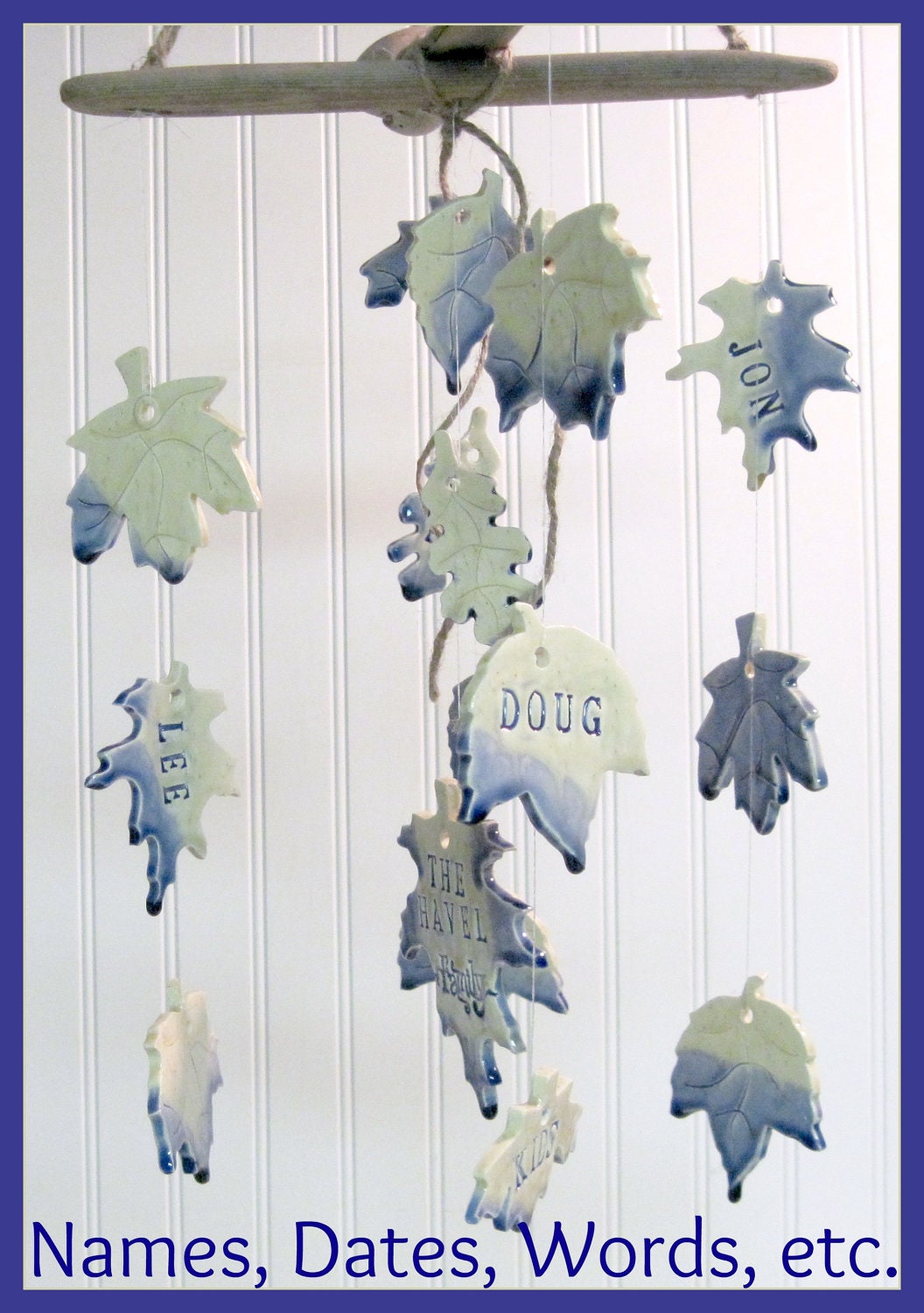 Family Tree Custom Personalized Family Tree Wind Chime