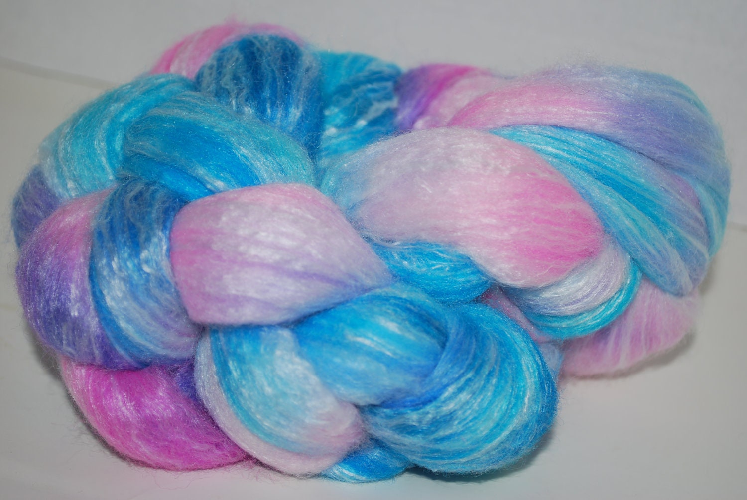 Hand Dyed Merino Bamboo Fiber