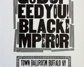 Godspeed You Black Emperor Letterpressed Print