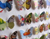 Noddy Books Enid Blyton Vintage Recycled. 3D Shape of YOUR Choice. 5x7. Made to Order. Gift Coupons NOT Accepted