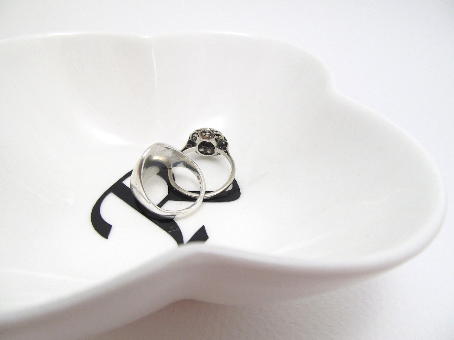 Custom Hand Painted Ring Dish - Keepsake for your Wedding