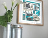 Bath city print