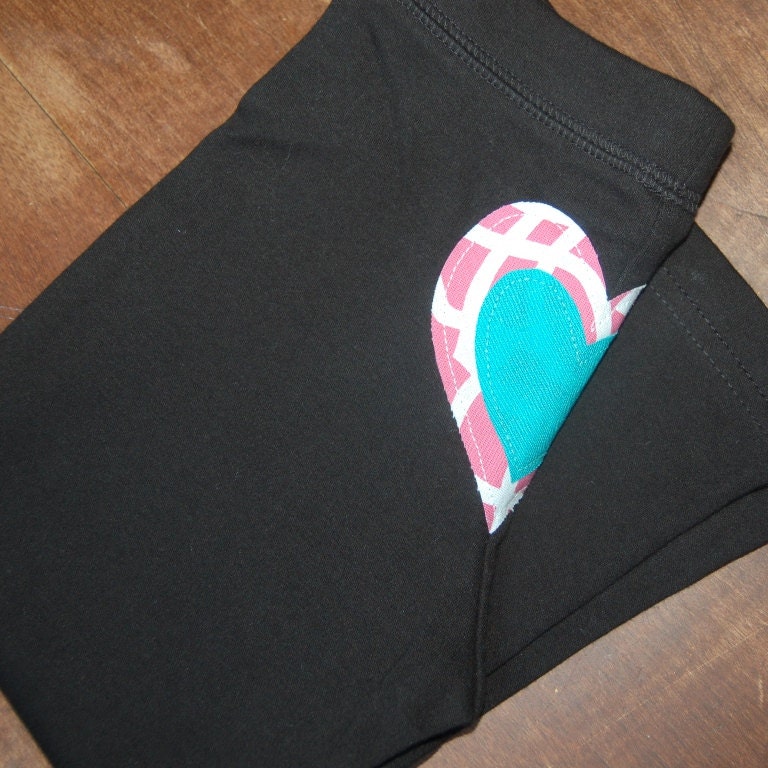Double Layer Heart Bum full length yoga pants ... Ready To Ship Size 2 ... girls 2nd birthday Il_570xn