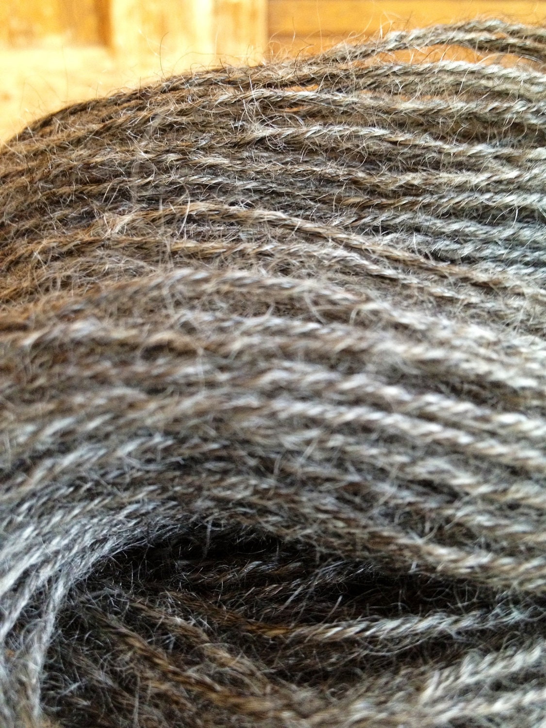 Elvish Cloak 100% Gotland Lambswool Handspun Yarn,  140 yds.