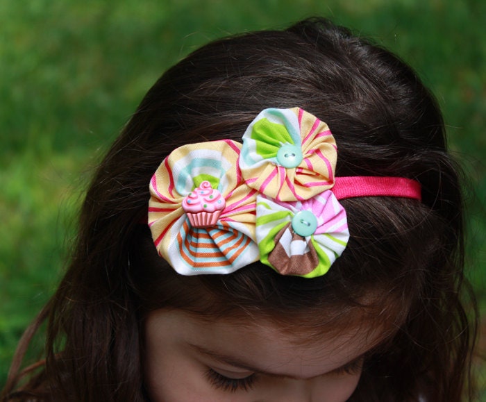 Swirly cupcake dreams headband ON SALE