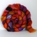 HEAT - Mixed BFL Hand Painted Roving - 4ozs