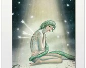 Great Art Is Agony Print 8x10