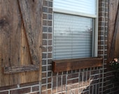 YOUR Custom Made Reclaimed and Recycled Barn Wood 36" Long Barn Wood Window Box, Center Piece or Planter