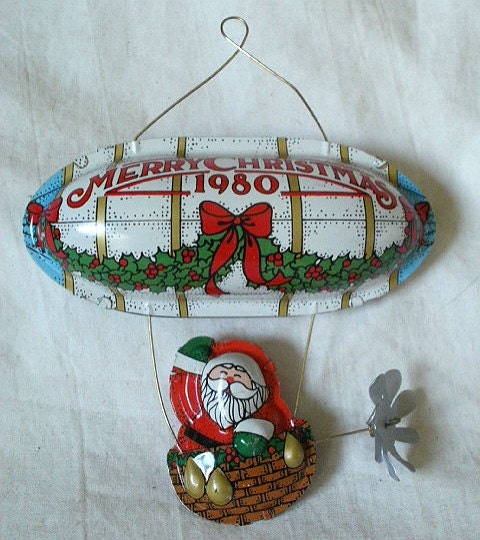 1980 hallmark christmas ornament metal santa by 1980 hallmark christmas ornament metal santa by