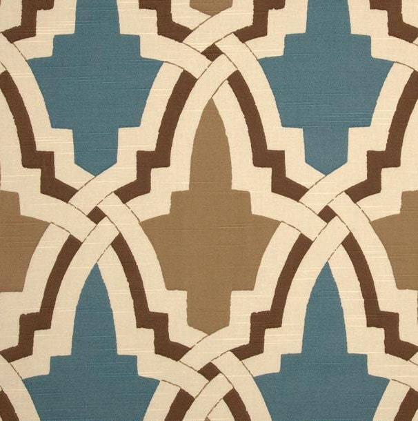 SPRING SALE - CLEARANCE - Modern Throw Pillow - Duralee Bokara Mocha Decorative Throw Pillow -- Free Shipping