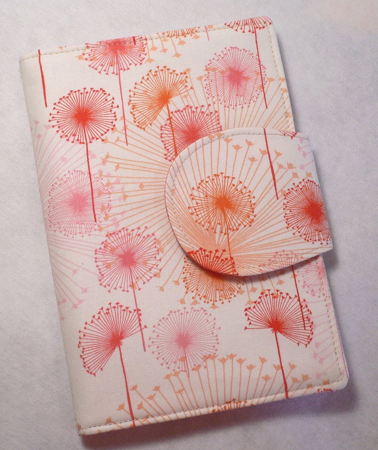 eReader Cover, Kindle Cover, Kindle Fire, Kindle Touch, Book Style Wild Field in Pink