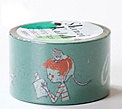 Shinzi Katoh Masking Tape - Cheri Girl & Cat