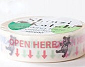 Shinzi Katoh Masking Tape - Open Here