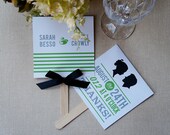 In Bold Type Wedding Fan
