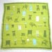 Vintage Lime Green Linen Handkerchief by Erin O'Dell