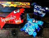 Favorite Quote Magnets: Set of Four Magnets with Four Agreements