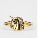Small Gold Unicorn Ring