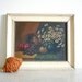 Vintage Oil Painting Still Life with Flowers